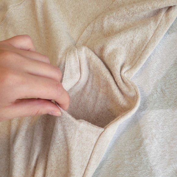 Pink Hooded Dress, Long Sweater With Pockets, Size S - Picture 5 of 8